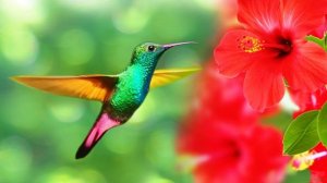 Колибри - Самая маленькая птица в мире!