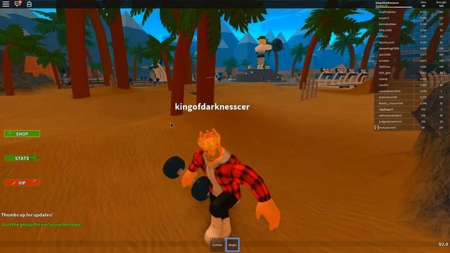 КАК СТАТЬ САМЫМ СИЛЬНЫМ КАЧКОМ В РОБЛОКС? ROBLOX смотреть онлайн