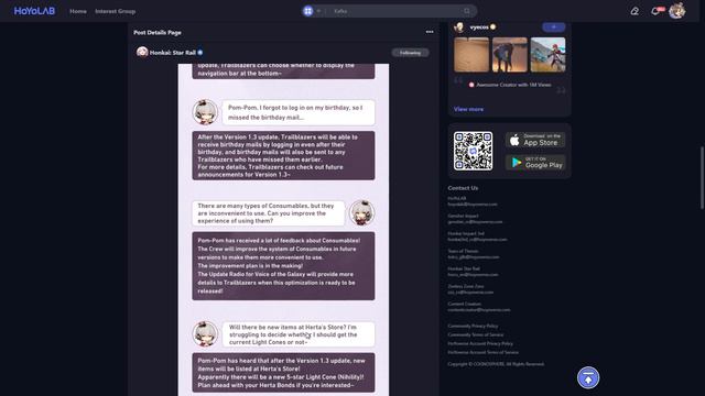 TRAILBLAZE POWER CAP INCREASED!? | Honkai: Star Rail QoL UPDATES! смотреть онлайн
