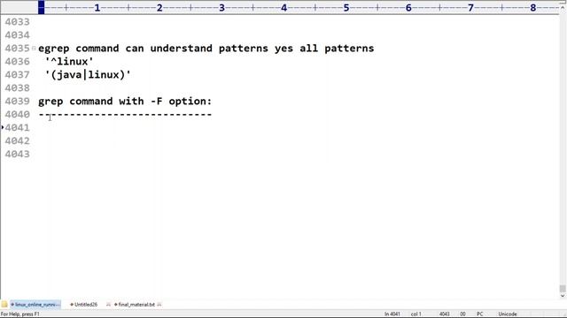 LINUX Classes || Session - 35: Grep Vs Egrep Vs Fgrep Commands || By Mr. DURGA Sir