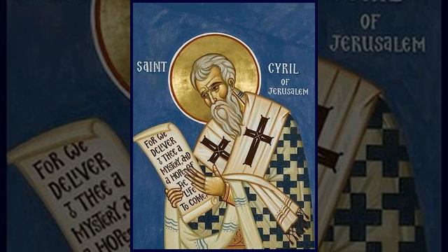 Тропарь, кондак и величание святителю Кириллу, архиепископу Иерусалимскому смотреть онлайн
