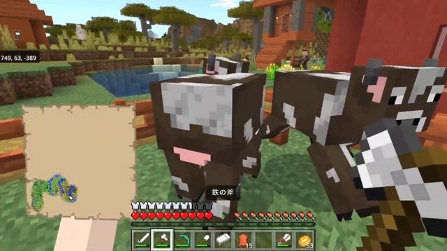 【エンチャントテーブル作る！】ネザーでやられて、魔女の家ですごいもの見つけて、エンチャント台作る、皮集めの旅！　統合版ハード　# うさクラ2【女性実況】【マインクラフト】 смотреть онлайн