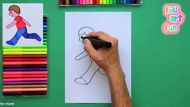 How to draw Running Man Emoji смотреть онлайн