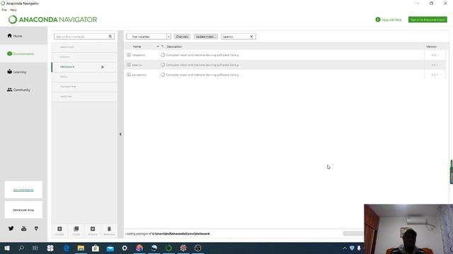 How to install latest OpenCV in Anaconda Navigator смотреть онлайн