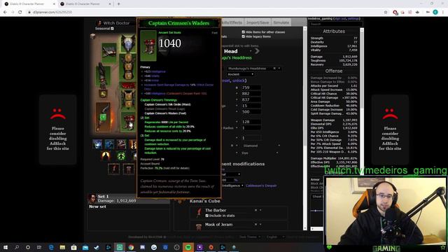 Diablo 3 WD 2.6.8 Spirit Barrage meta guide/build! смотреть онлайн