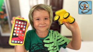 Дети и Игрушки. Превращаем iPhone 11 Pro Max в детскую машинку. МанкиТайм