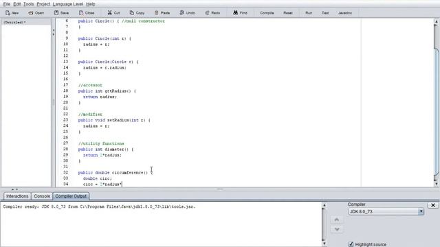 Creating a Java class смотреть онлайн