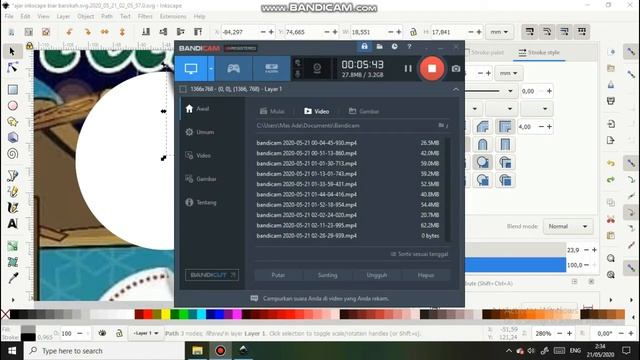 [PART 3]Tutorial Desain Pamflet Menggunakan INKSCAPE 1.0 смотреть онлайн