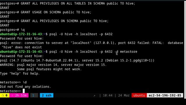 A Complete Guide to Enabling Communication Between Hive and Spark with Postgres Metastore Database смотреть онлайн
