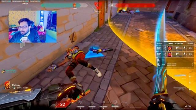 #205 Valorant DeRank push | DhaliJR is Live with Facecam смотреть онлайн