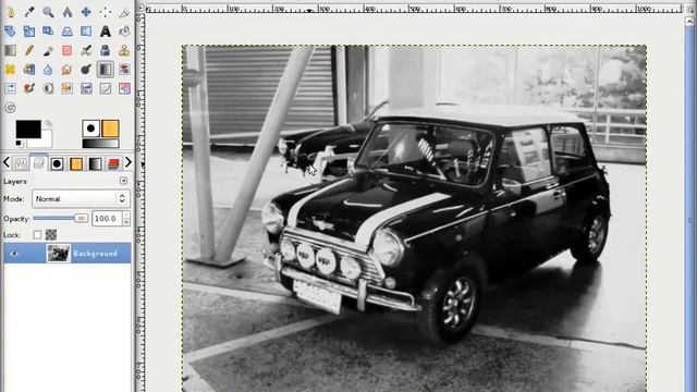 Gimp tutorijal 09 - Konverzija kolor fotografije u crno belu смотреть онлайн