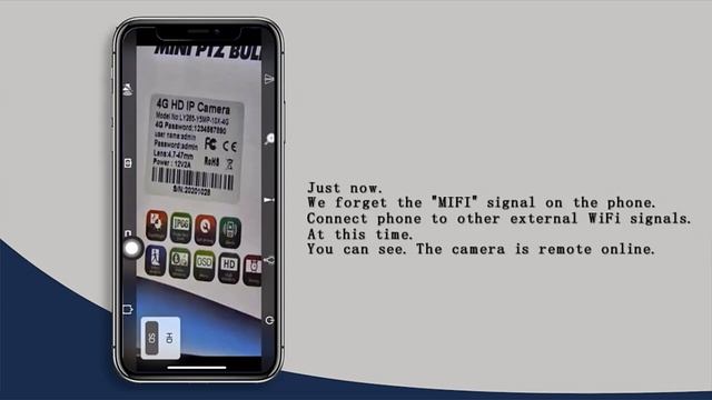 Цилиндрическая поворотная видеокамера 3G, 4G, WiFi VS BULPTZ 4G 5x50 смотреть онлайн