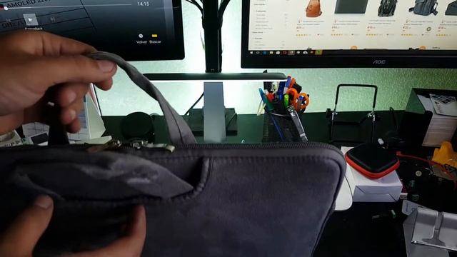 Funda portatil 15 pulgadas inch Laptop Pouch for MacBook Air / Pro смотреть онлайн
