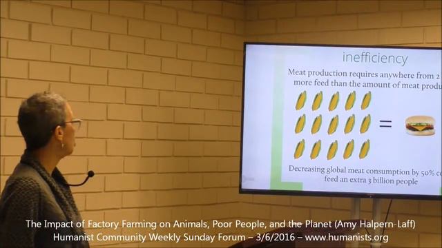 Humanist Community Forum (2016-03-06): Factory Farming Impact on Animals, Poor People, the Planet смотреть онлайн