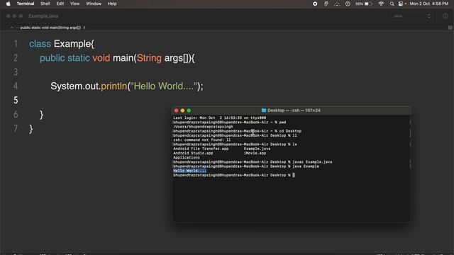 Java Program #1 - Print "Hello World" | Java Programming Tutorial смотреть онлайн