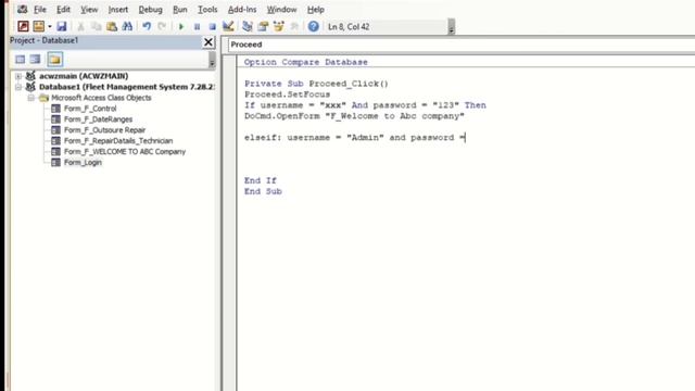 How to make LOG IN FORM with PASSWORD in Microsoft Access. | Edcelle John Gulfan смотреть онлайн