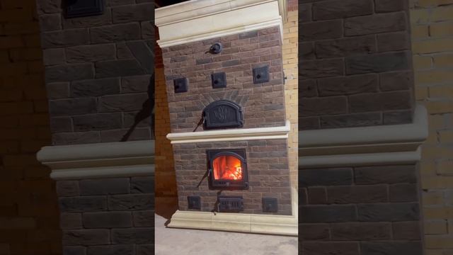 Отопительная печь с хлебной камерой по системе Кузнецова И. В. смотреть онлайн