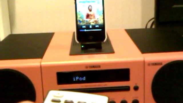 The Yamaha Mini Compo making the iPhone a Wireless control смотреть онлайн
