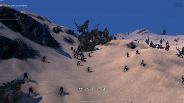 27000 THANOS vs 13000 GODZILLA - Ultimate Epic Battle Simulator смотреть онлайн
