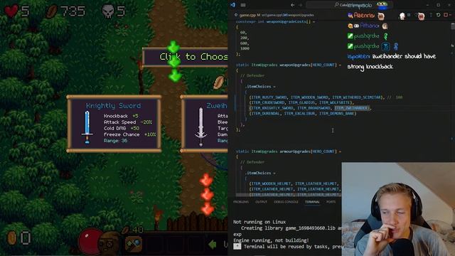 ? C++ Game Dev ? Tower Defense ? (Item Progression)? Godot After? ? Programming & Pixel Art? смотреть онлайн