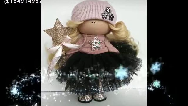 Интерьерная кукла ручной работы, принцесса, мастер класс, видеообзор смотреть онлайн