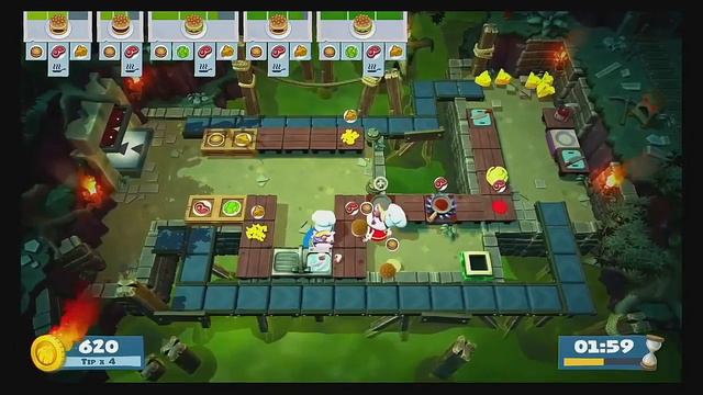 OverCooked!2 story 4-3 (switch) | TURSH & ☆Cinthia☆ツ | 1380 score смотреть онлайн