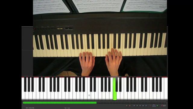 Letting Go, I. Shepard, piano tutorial, slow, part 1 смотреть онлайн