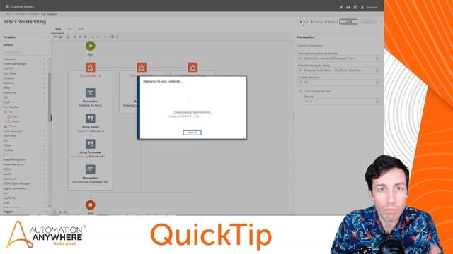 RPA Quick Tips #2: Error Handling Basics | Automation Anywhere смотреть онлайн