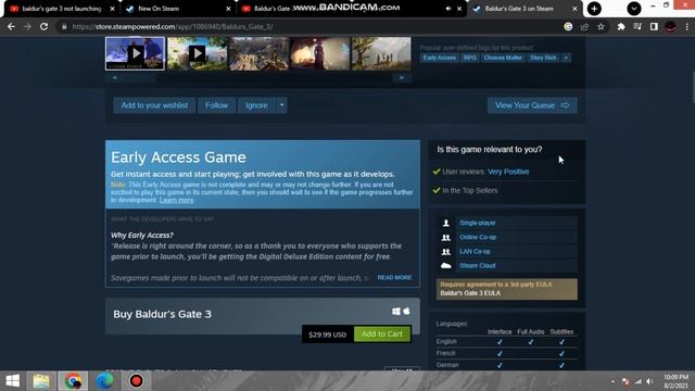 Fix: Baldur's Gate 3 Crashing, Not Launching | PC смотреть онлайн