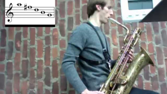 Baritone Saxophone Altissimo Exercise (Advanced) смотреть онлайн