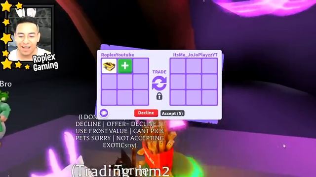 Trading new CASTLE PETS (Adopt me Update) смотреть онлайн