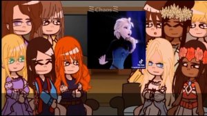Disney Women React to Frozen:Elsa||ミChaosミ