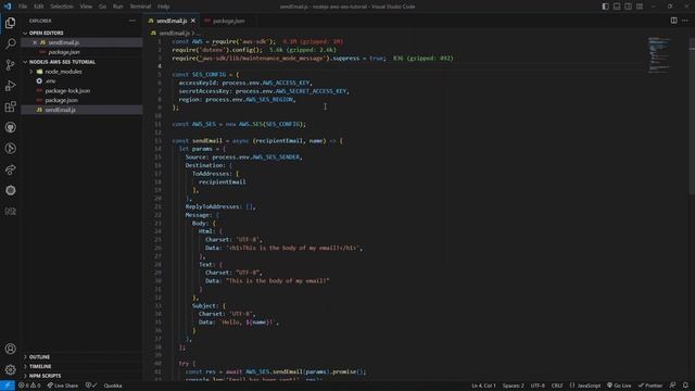 Complete Guide: Sending Emails in Node.js with Amazon SES and Gmail | Step-by-Step Tutorial смотреть онлайн