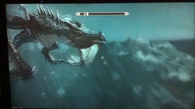 PS3 Skyrim Bug (not console commands!) Dragon vs Daedric Meridia смотреть онлайн