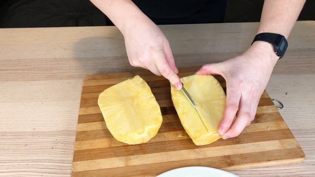 Как почистить и нарезать ананас смотреть онлайн