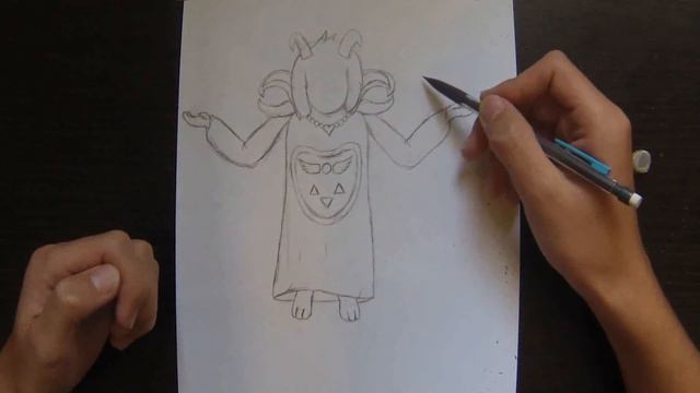 Let's draw Asriel Dreemurr (Step by step drawing tutorial #13) смотреть онлайн
