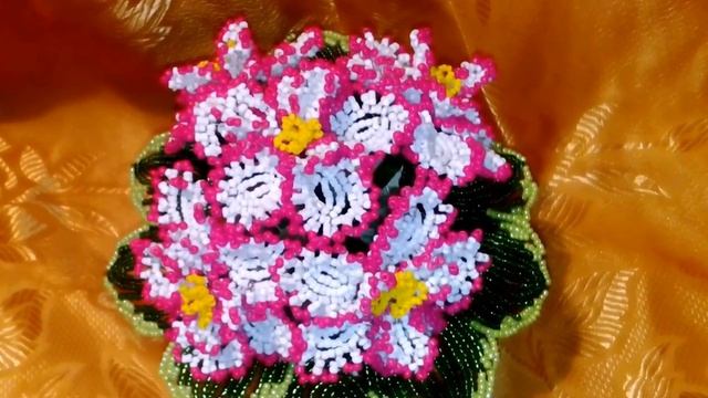 Махровая фиалка готовая работа. смотреть онлайн