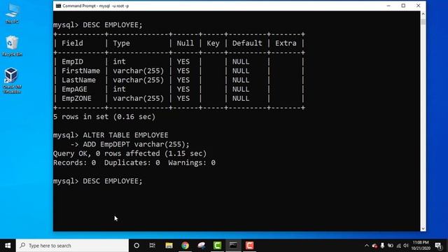 How to Alter a table in MySQL смотреть онлайн