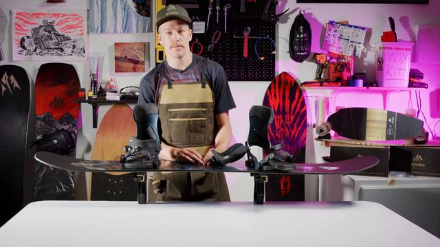 How to mount your snowboard bindings (Jones Tune Bench) смотреть онлайн