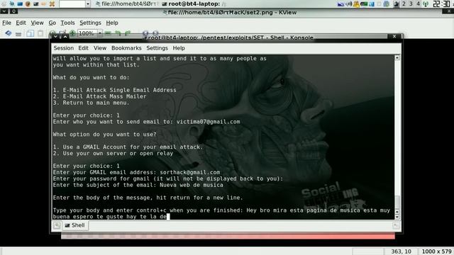 Social Engineering Toolkit --- Acceso a Windows 7 por Medio de SET (Java Applet Attack) смотреть онлайн
