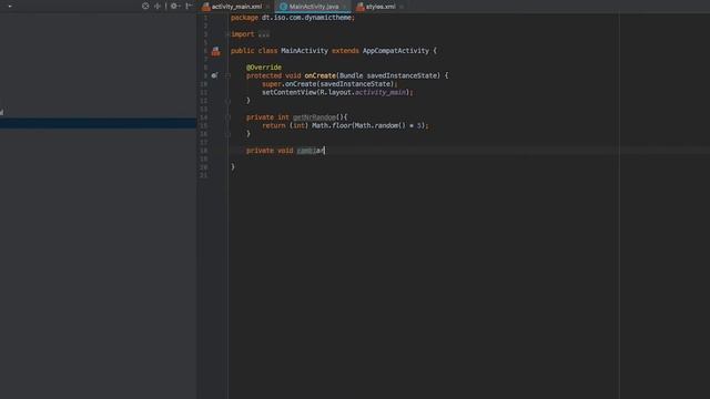Android Studio - Dynamic Theme смотреть онлайн