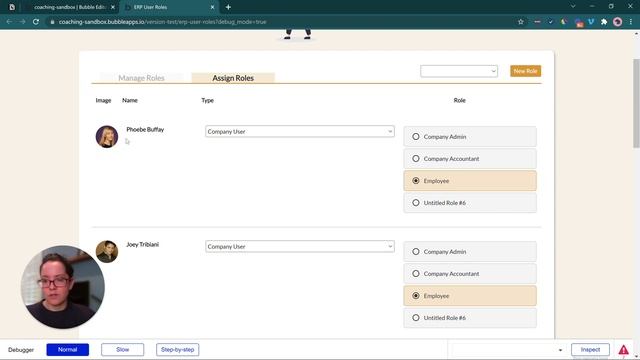User Roles & Permissions for Custom ERP App on Bubble (Video #3) смотреть онлайн