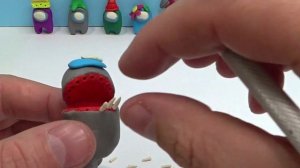 Монстр АМОНГ АС ➤ Как слепить из пластилина I Анимация (Among us)