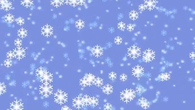 снежинки голубые