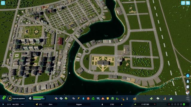Заселяем новые районы 02. | Cities Skylines 2 смотреть онлайн