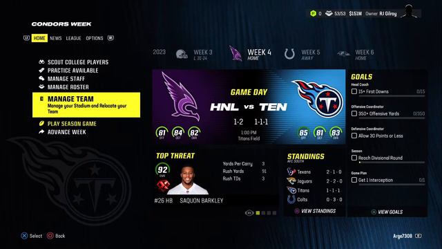 Madden 24 Connected Franchise смотреть онлайн