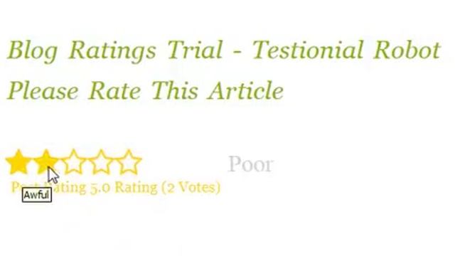 Easy Rating Plugin for Wordpress, Blogger, Wix, Weeby etc. смотреть онлайн