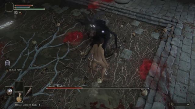 Elden Ring- Cemetery Shade (Tombsward Catacombs) RL1, No Hit, Parry Only смотреть онлайн