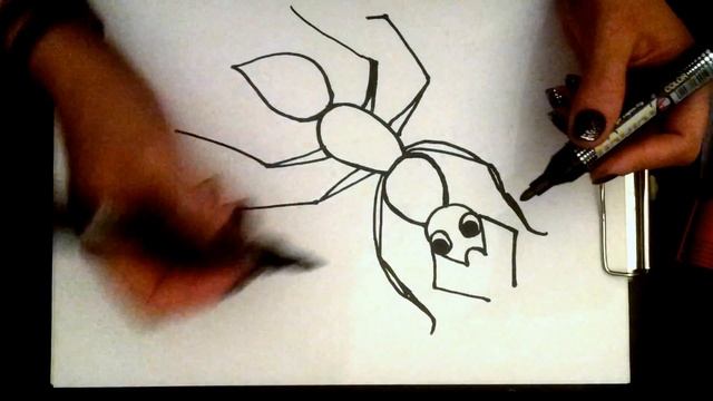 Drawing and coloring cartoon ant. Рисуем Муравья(для детей) смотреть онлайн