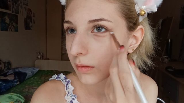 Легкий, азиатский элегантный макияж! смотреть онлайн